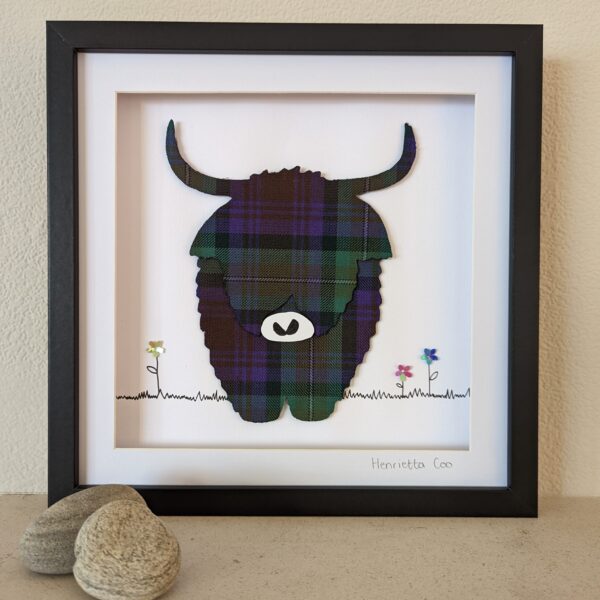 Large Henrietta Coo (black frame)