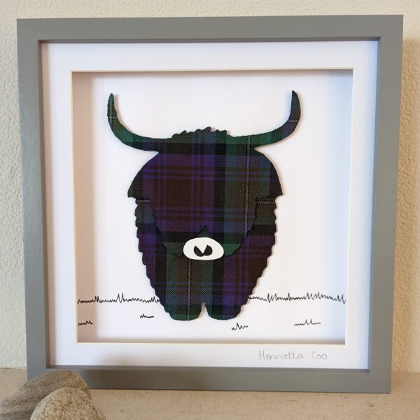 Large Henrietta Coo (grey frame)