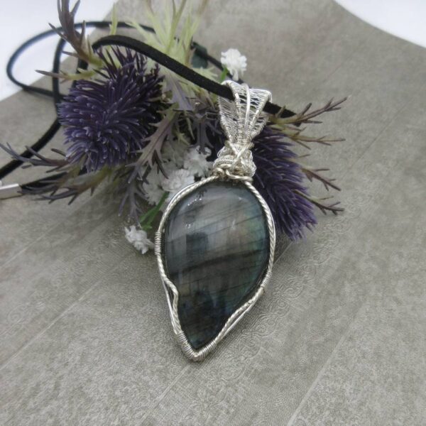 Labradorite Statement Pendant