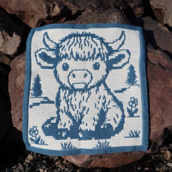 Highland Cow Baby Blanket