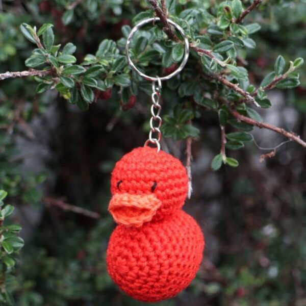 Red Duck Key Ring