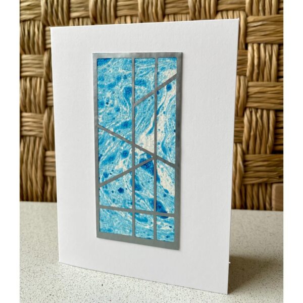 Blue Loch Collage Card