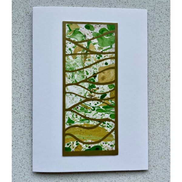 Golden Loch Collage Card