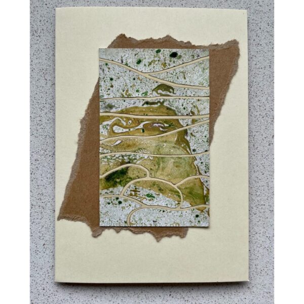 Mountain Mosaic Collage Card