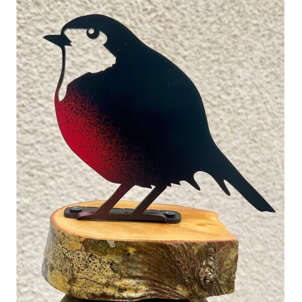 Metal Robin Sculpture