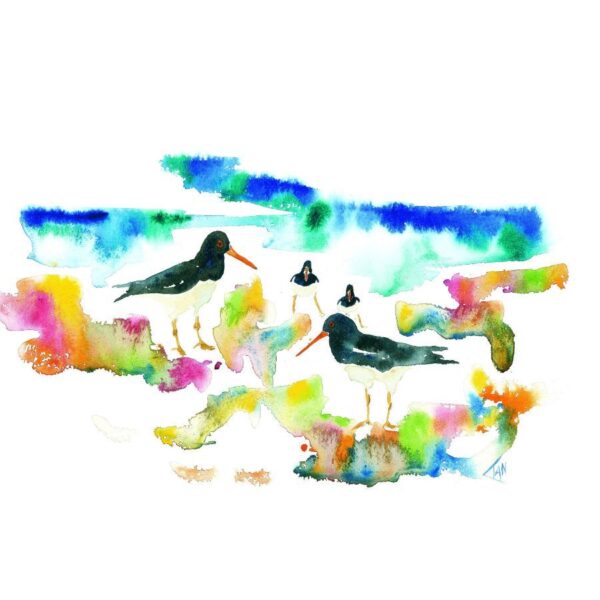 Oyster Catchers Print