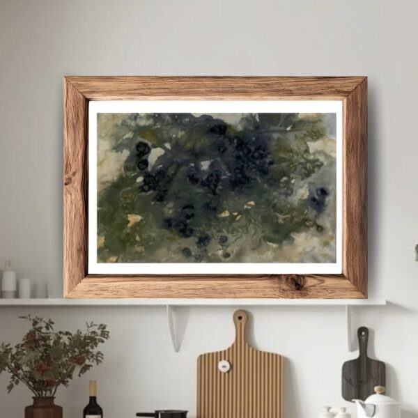 A1 Berberis Berries and Geranium Eco Print