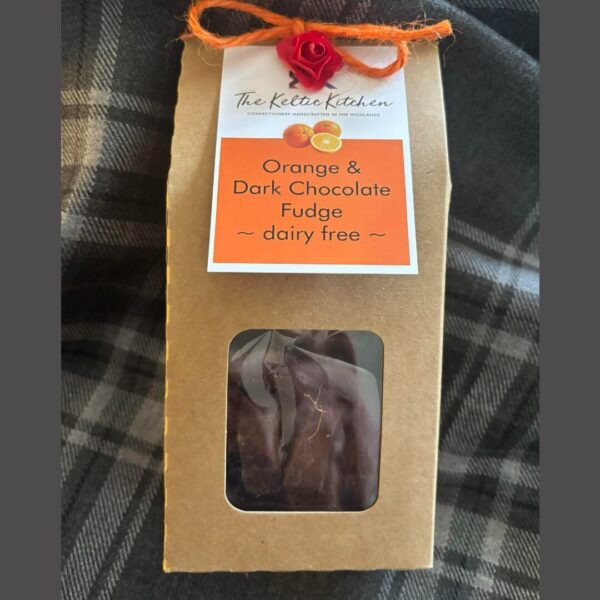 Dark Chocolate and Orange Fudge