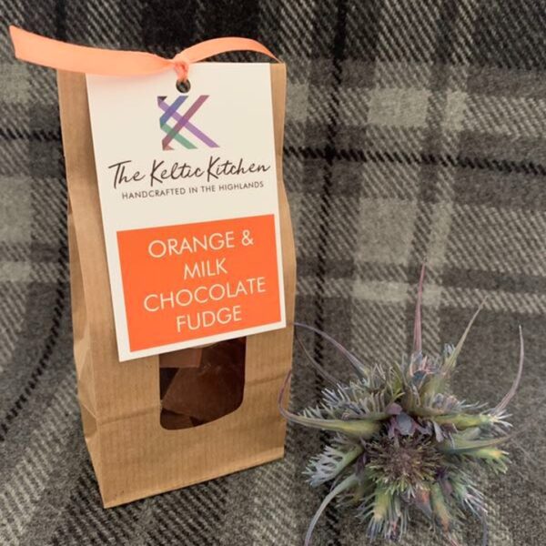 Orange Milk Chocolate Fudge