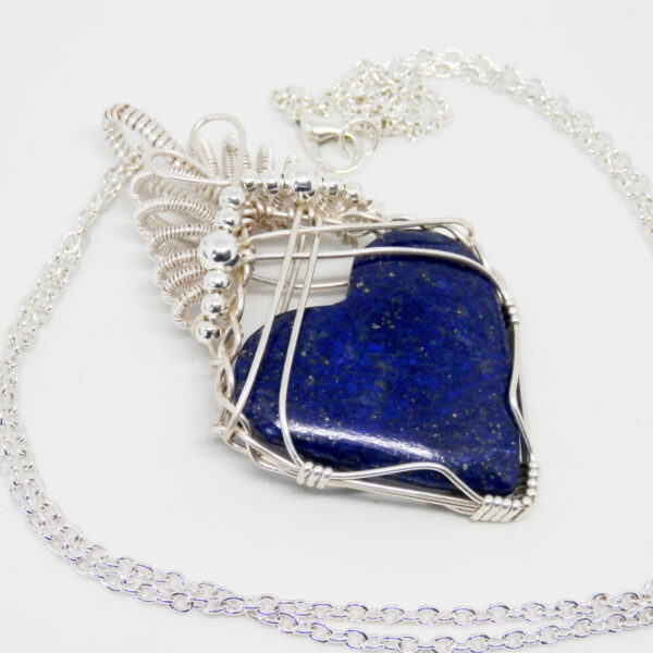 Wire Wrapped Lapis Lazuli Necklace