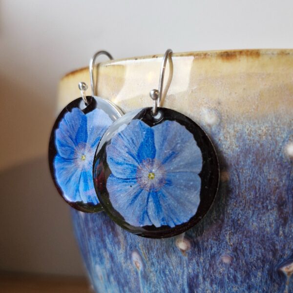Meconopsis Disc Earrings