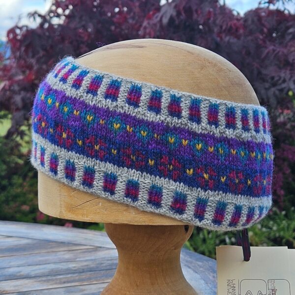 Silver Peerie Headband