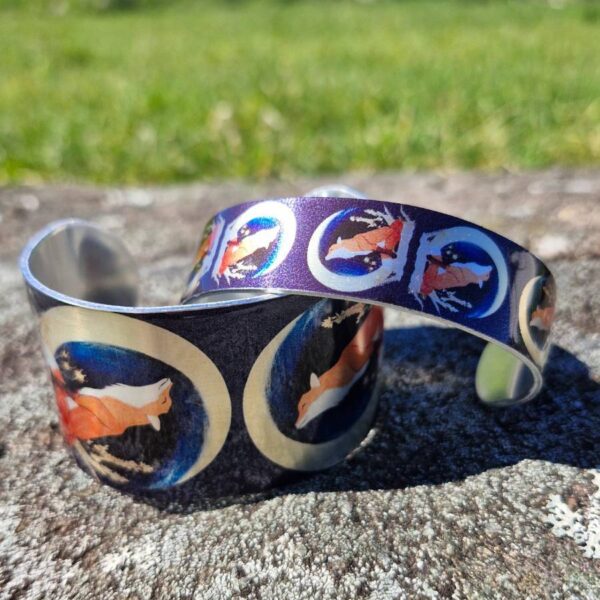The Fox and the Moon Cuff - Narrow