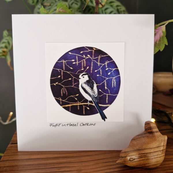 Fuffit in Hazel Catkins Card