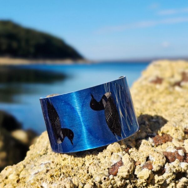 Great Northern Diver Cuff Bracelet