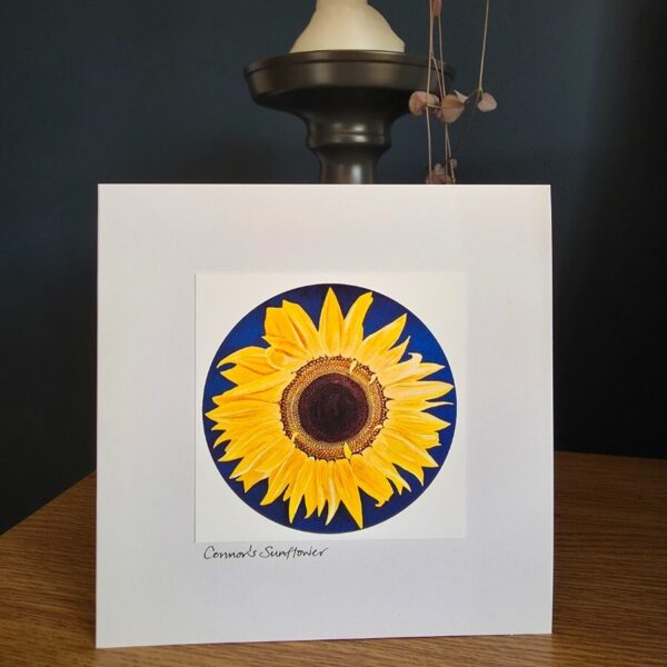 Connor's Sunflower Card