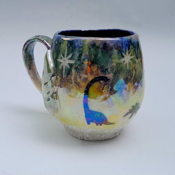 Porcelain Dinosaur Mug