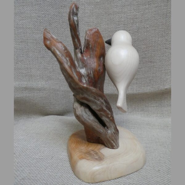 Sycamore Wood Bird Sculpture
