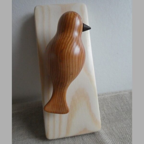 Wall Hanging Yew Wood Bird