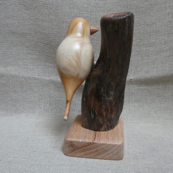 Yew Wood Bird Sculpture