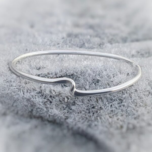 Sterling Silver Flow Bangle