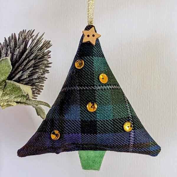 Isle of Skye Tartan Christmas Tree Decoration