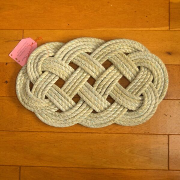 Pale Turquoise Ocean Floor Mat