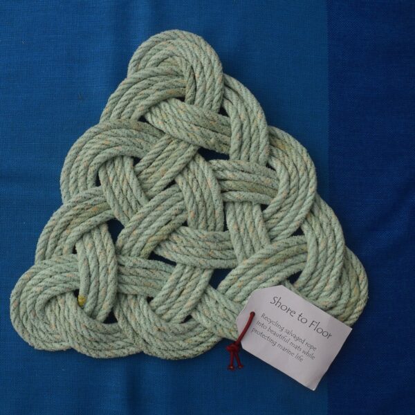 Turquoise Extended Triangle Mat