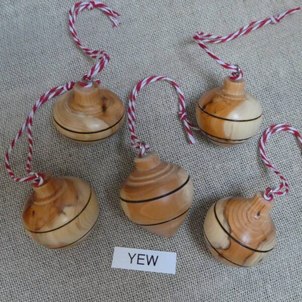 Yew Wood Bauble
