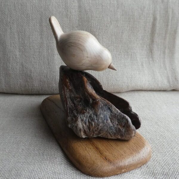 Sycamore Wood Stylised Wren