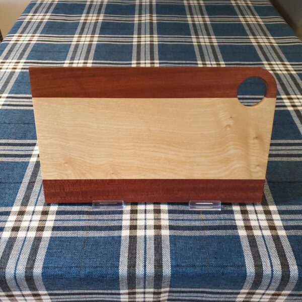Sapele and Ash Cutting Board