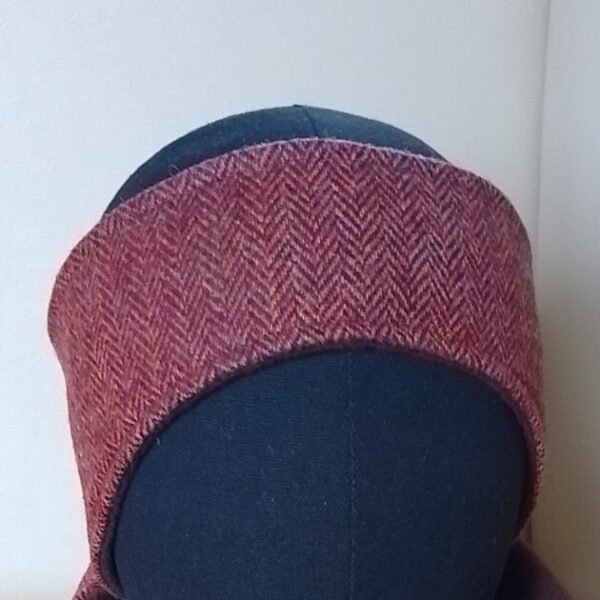 Autumn Herringbone Tweed Headband
