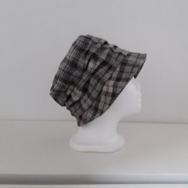 Storm Cloud Tweed Flapper Hat