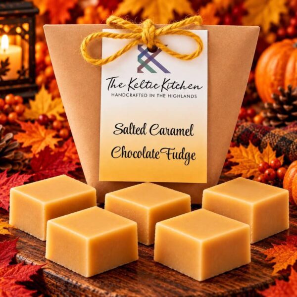 Salted Caramel Chocolate Fudge