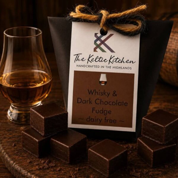 Whisky Dark Chocolate Fudge