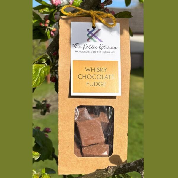 Whisky and Milk Chocolate Fudge