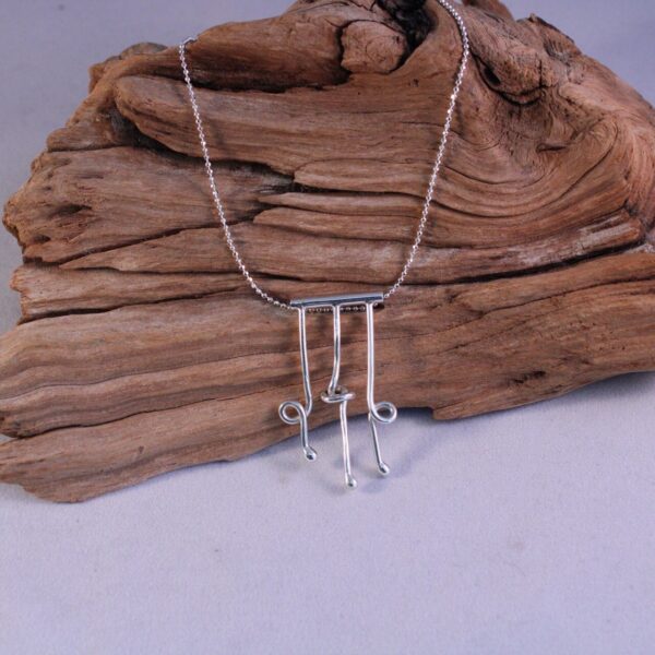 Sterling Silver Twisted Knot Pendant