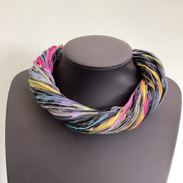 Multi-Coloured Twister Scarf