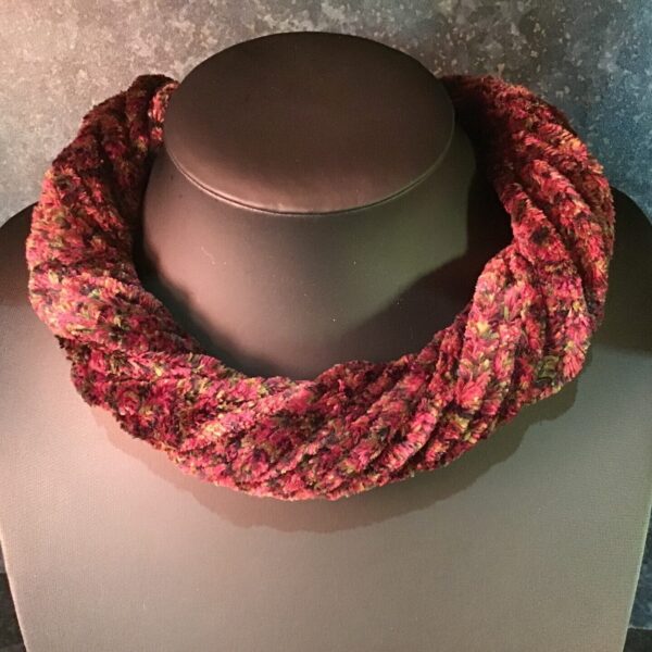 Brown Fleck Twister Scarf