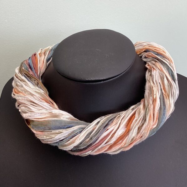 Coral Beach Twister Scarf