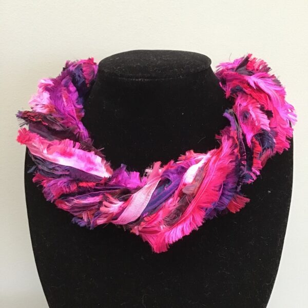 Fuchsia Twister Scarf