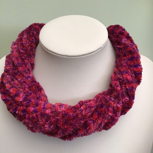 Fuchsia Twister Scarf