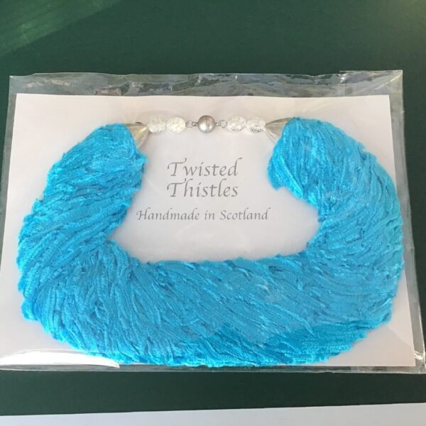 Turquoise Twister Scarf