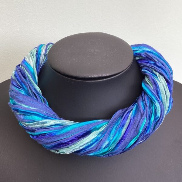 Ocean Blues Twister Scarf