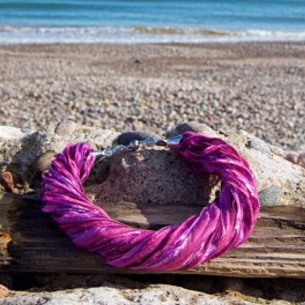 Purple Shades Twister Scarf