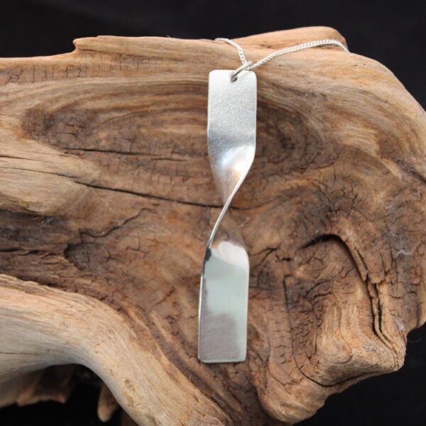Sterling Silver Twist Necklace