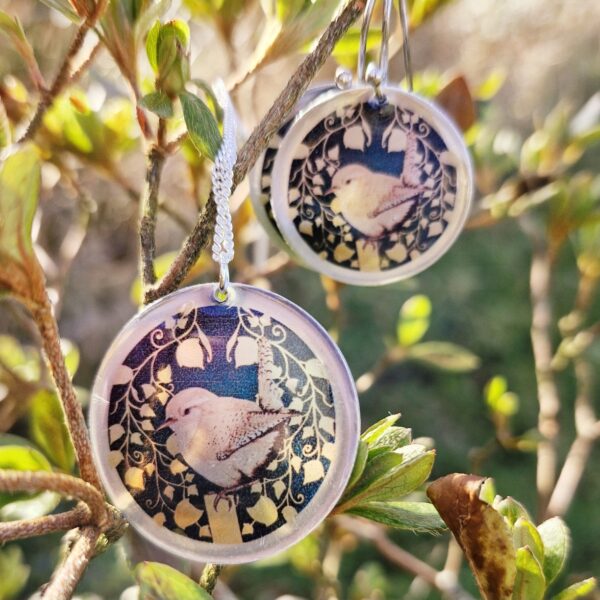 King of the Birds Disc Pendant