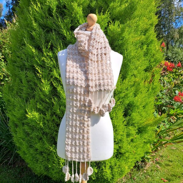 Alpaca Medallion Scarf