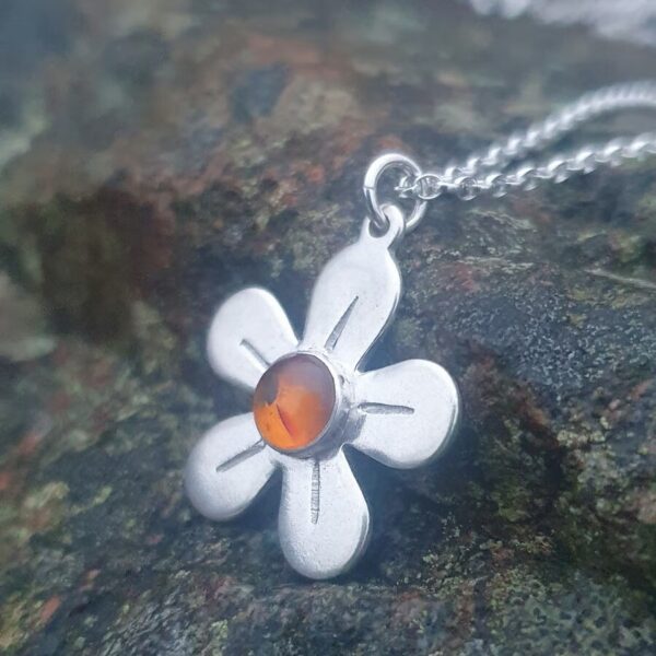 Amber Blossom Necklace