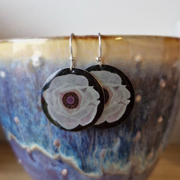 Anemone Disc Earrings
